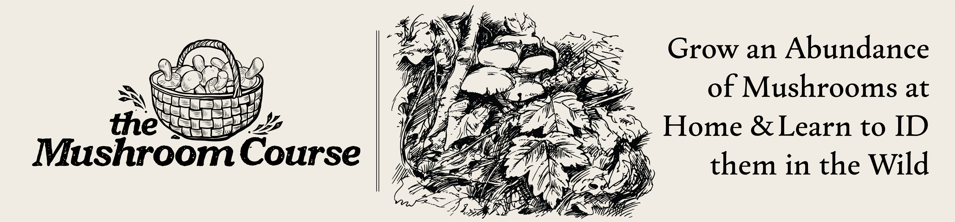 New Mush Banner Mushroom Growing Course