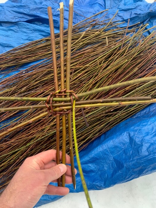 Basket weave start 1